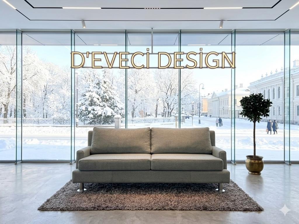 Refurbished Artifort 3-zitsbank ploegwool 43 Olijf, Ophalen of Verzenden, Zo goed als nieuw, 75 tot 100 cm, 200 tot 250 cm