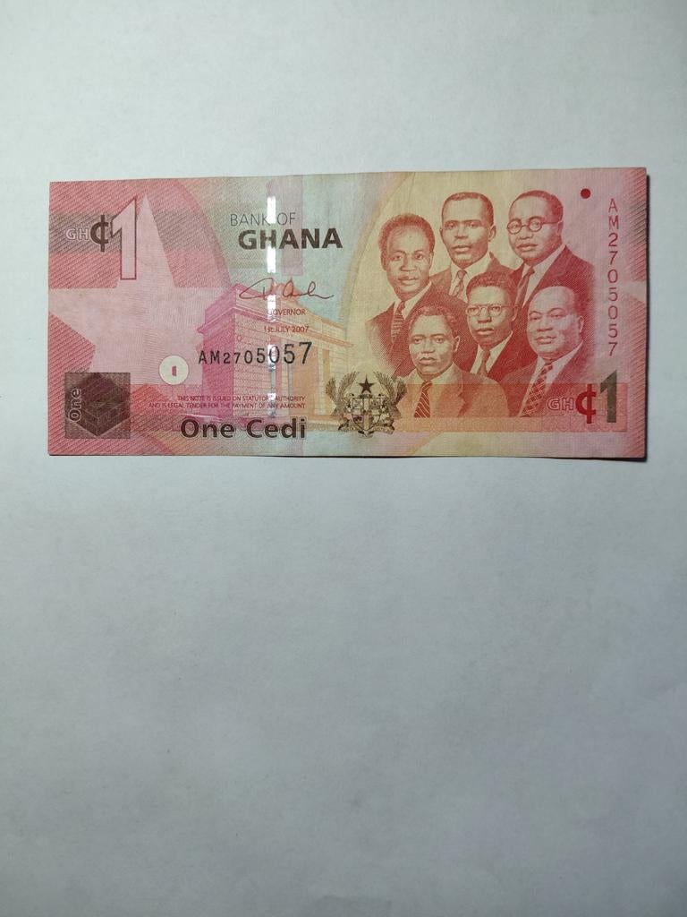 Ghana 1 cedi 2007, Ophalen of Verzenden, Overige landen