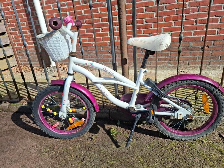 Fiets, Fietsen en Brommers, Fietsen | Kinderfietsjes, Gebruikt, Minder dan 16 inch, Zijwieltjes, Ophalen