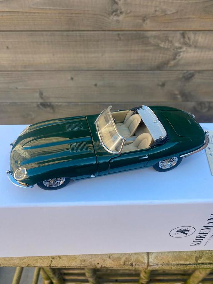 Franklin Mint Jaguar E-type schaalmodel, Hobby en Vrije tijd, Modelauto's | 1:24, Zo goed als nieuw, Auto, Overige merken, Ophalen of Verzenden