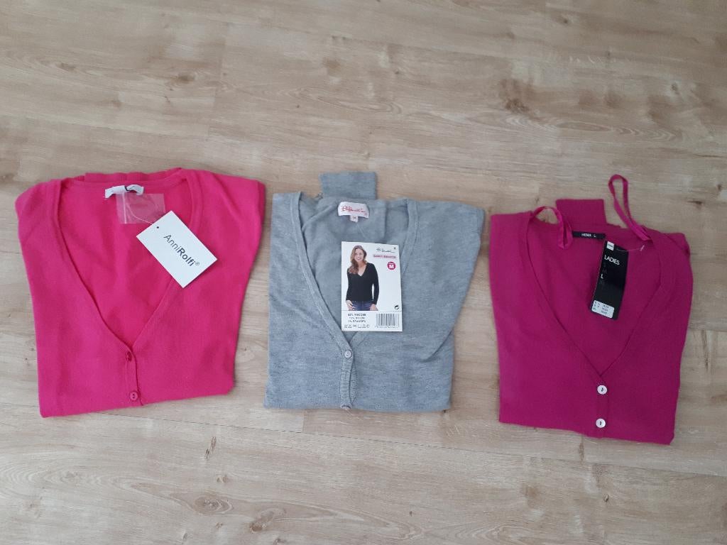 Te koop 3 Nieuwe vestjes, Ophalen of Verzenden, Nieuw, Maat 38/40 (M)