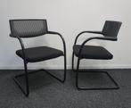 Vitra Visavis Vergaderstoel | Design Conferentiestoel | Stof, Gebruikt, -, Zwart, -