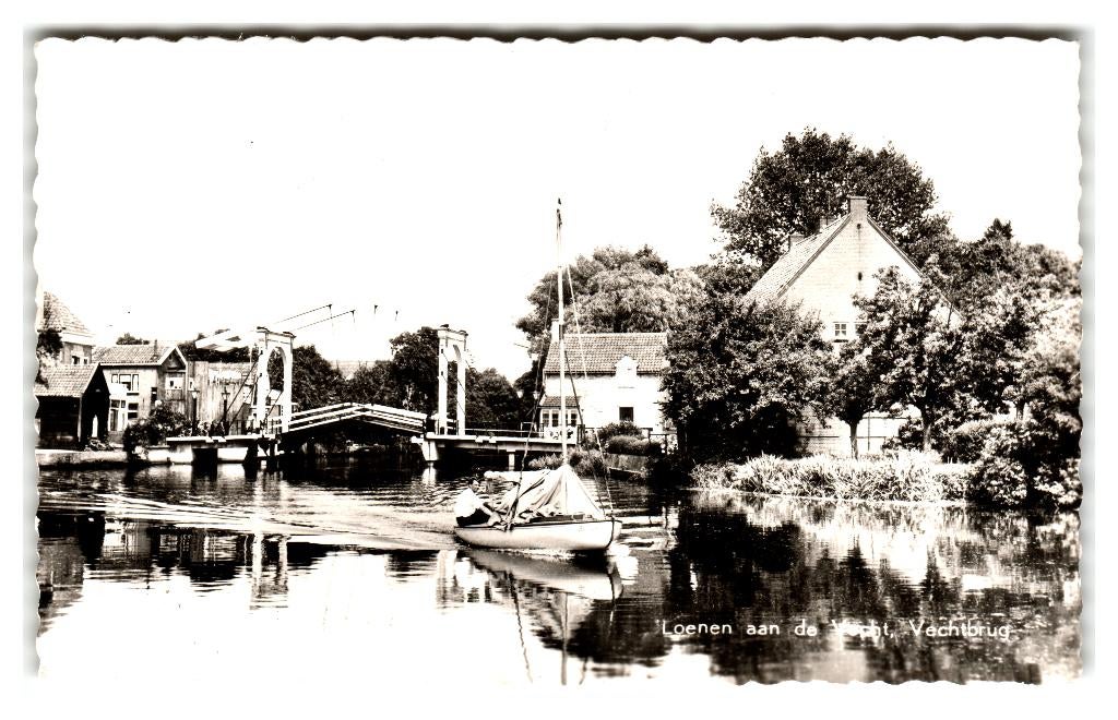 Loenen aan de Vecht, Vechtbrug, Verzenden, 1960 tot 1980, Gelopen, Utrecht