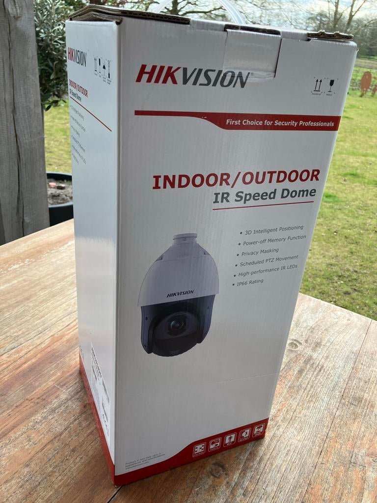 Hikvision DS-2DE4425IW-DE(T5) 4MP IR Speed Dome 25x zoom, Audio, Tv en Foto, Videobewaking, Zo goed als nieuw, Buitencamera, Ophalen