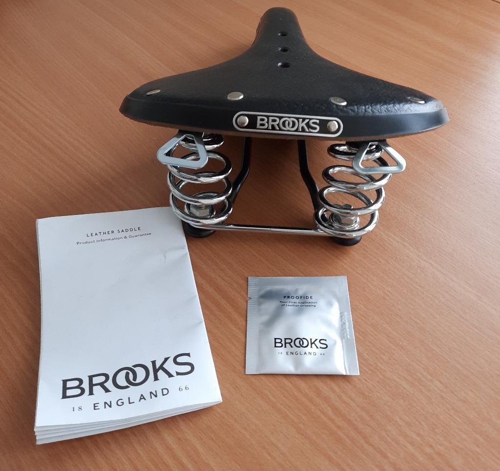 Nieuw BROOKS leren fietszadel B67, Fietsen en Brommers, Fietsonderdelen, Leer, Nieuw, Ophalen of Verzenden, Brooks