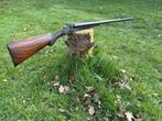 Antiek belgisch kaliber 12 dubbelloops jachtgeweer geweer, Antiek en Kunst, Ophalen of Verzenden