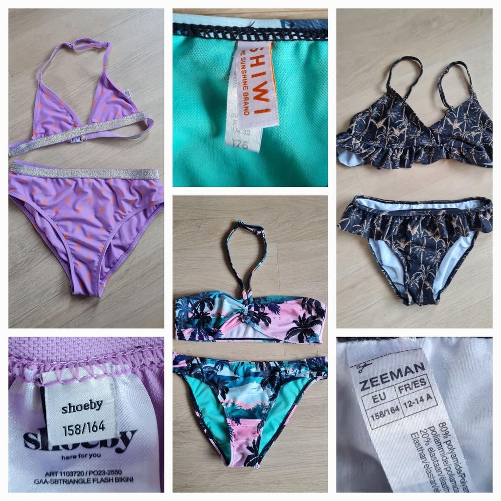 3 superleuke Bikini's  - Maar 158 / 164 - Z.G.A.N., Bikiniset, Meisje, Ophalen of Verzenden, Zo goed als nieuw