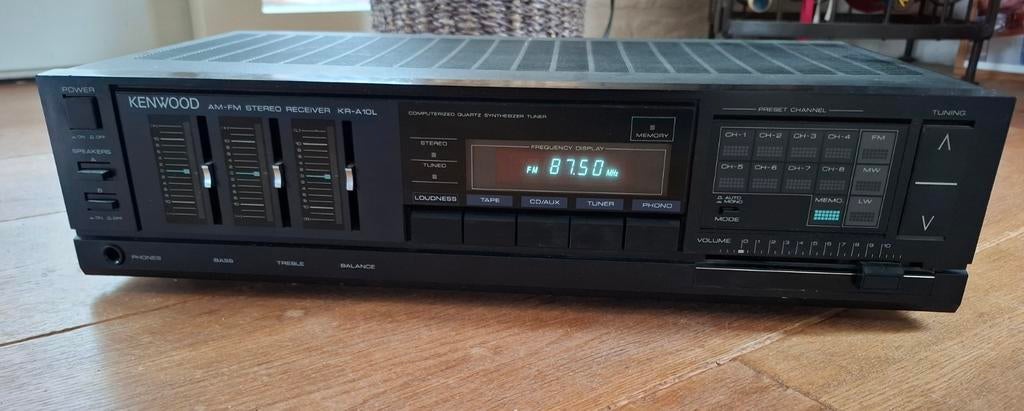 Kenwood KR-A10L Stereo Receiver - Vintage, Audio, Tv en Foto, Versterkers en Receivers, Gebruikt, Stereo, Minder dan 60 watt, Ophalen of Verzenden