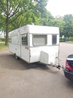 Vintage caravan caravelair origineel met voortent, Caravans en Kamperen, Caravans, Treinzit, Particulier, 500 - 750 kg, Caravelair