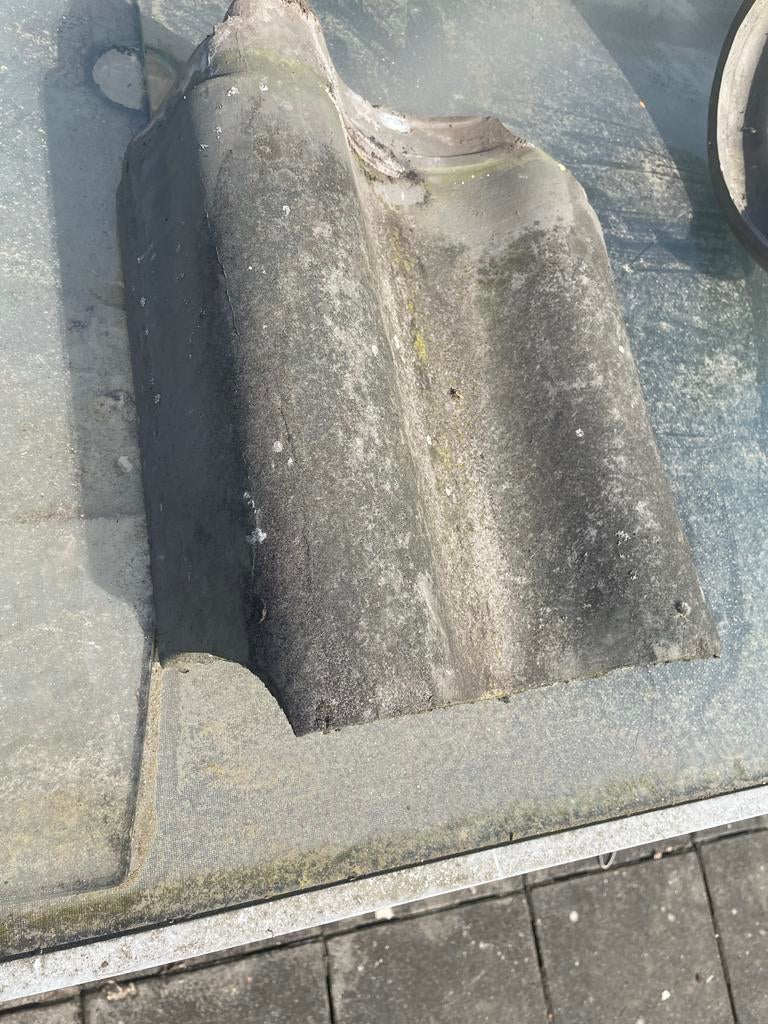 Janssen Dings Belfeld Gevelpan - Gebruikt, Doe-het-zelf en Verbouw, Dakpannen en Dakbedekking, Ophalen, Gebruikt, Steen of Klei