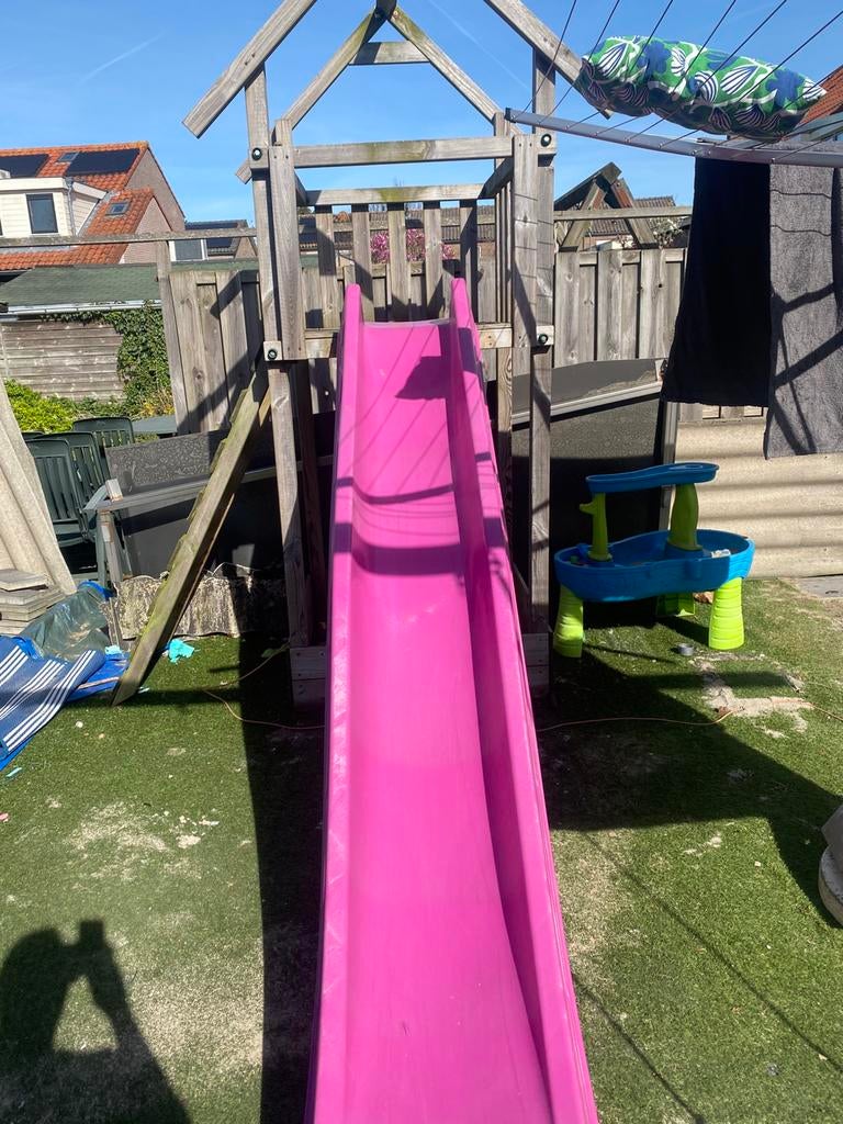 Glijbaan met huisje, Ophalen of Verzenden, Gebruikt, Glijbaan