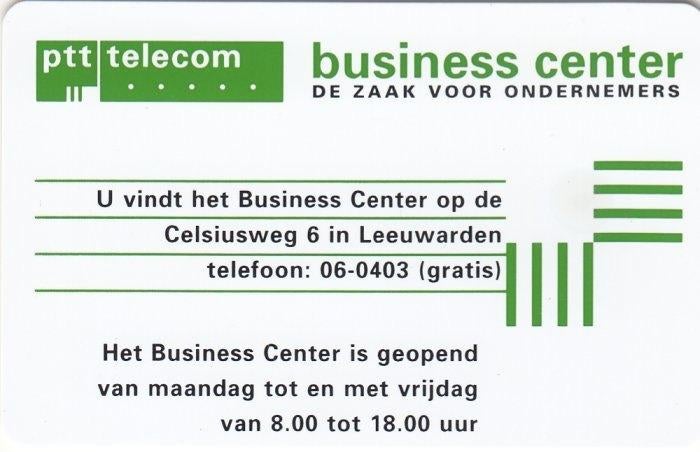 Telefoonkaart CKE001.10 Business Center Leeuwarden ongebr., Verzamelen, Ophalen of Verzenden, Nederland