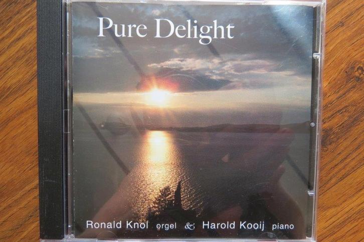 Cd orgel en piano: Pure Delight, Ronald Knol en Harold Kooij, Cd's en Dvd's, Cd's | Religie en Gospel, Zo goed als nieuw, Gospel