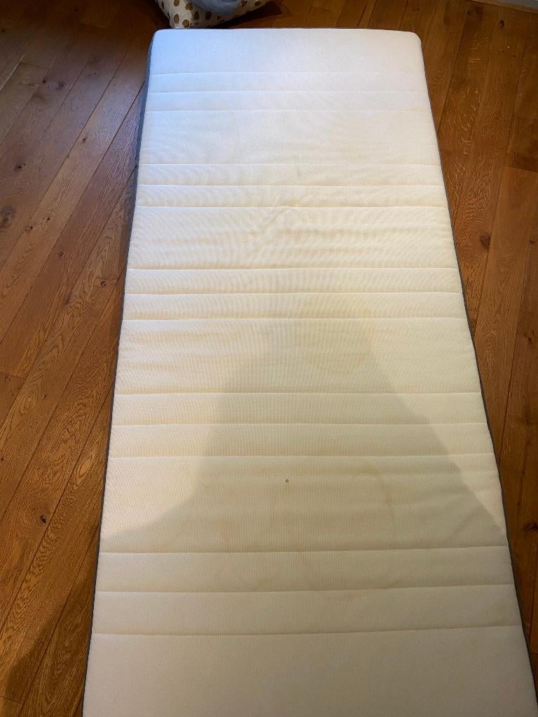 Mastras - IKEA - Morgedal + Lattenbodem 90x200, Ophalen, Gebruikt, 90 cm, Eenpersoons