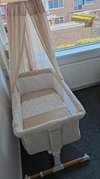 Co-sleeper met hemeltje en zwarte standaard, Ophalen, Zo goed als nieuw, Wieg