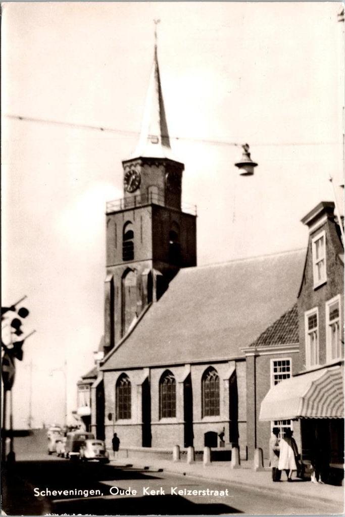 Scheveningen - Óude Kerk Keizerstraat, Verzenden, 1960 tot 1980, Gelopen, Zuid-Holland