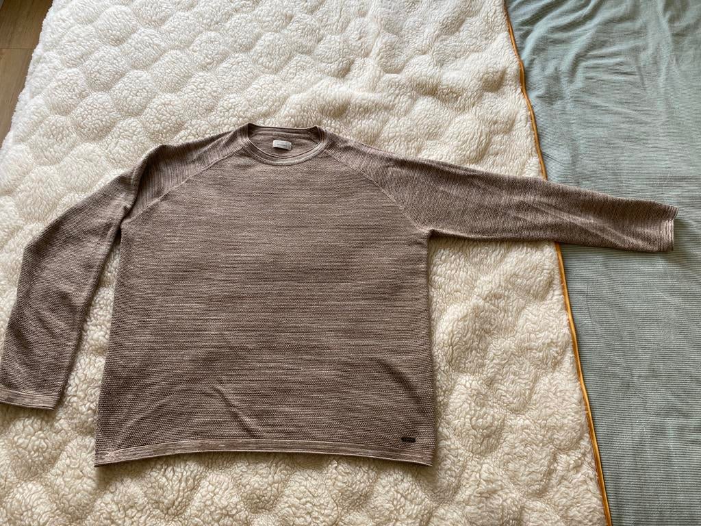 Heren trui XL 100% katoen zandkleur / beige Merk Destressed, Kleding | Heren, Truien en Vesten, Ophalen of Verzenden, Zo goed als nieuw