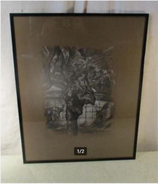 Leuke Tekening 'Rare Boom' - gesigneerd, Ophalen of Verzenden