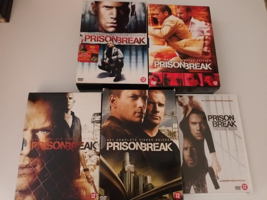 Dvd Prison Break seizoen 1-4 + de film, Vanaf 12 jaar, Ophalen of Verzenden, Zo goed als nieuw, Actie en Avontuur