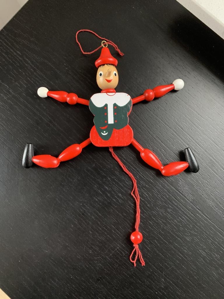 Houten trekpop Pinokkio, Verzamelen, Disney, Overige typen, Peter Pan of Pinokkio, Ophalen