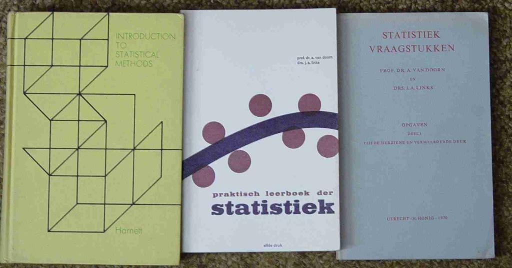 Statistiek boeken - hoeft niet in 1 koop, Boeken, Studieboeken en Cursussen, Gelezen, WO, Beta, Ophalen of Verzenden