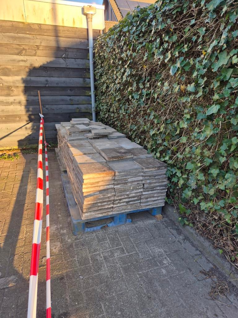 Stoeptegels 30x30 nog 80 stuks, Tuin en Terras, Tegels en Klinkers, Ophalen