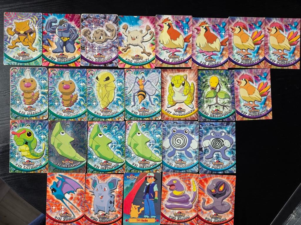 Topps Pokémonkaarten 1999, Ophalen of Verzenden, Gebruikt, Losse kaart, Foil