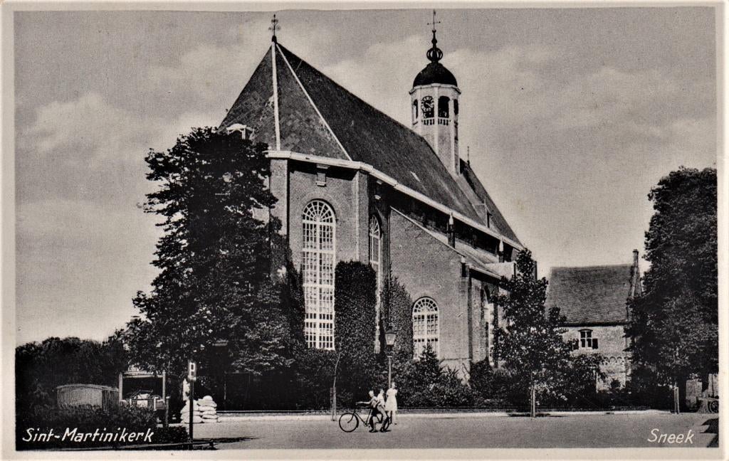 Sneek, Verzamelen, Ansichtkaarten | Nederland, Verzenden, 1940 tot 1960, Gelopen, Friesland