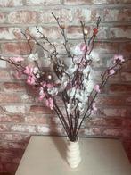 Mooie Kunst kersenbloesem met vaasje, Huis en Inrichting, Woonaccessoires | Kunstplanten en Kunstbloemen, Ophalen, Zo goed als nieuw