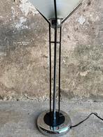 Jaren 80 Memphis Style tafellamp met glazen kap, Ophalen of Verzenden, Huis en Inrichting