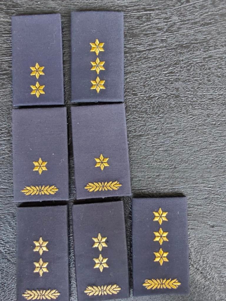 Lot Rangonderscheidingstekens Marechaussee, Verzamelen, Militaria | Algemeen, Ophalen of Verzenden