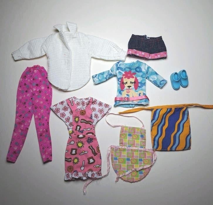 Mattel Barbie kleertjes / 9 items (1990s/2000s), Verzenden, Zo goed als nieuw, Kleertjes