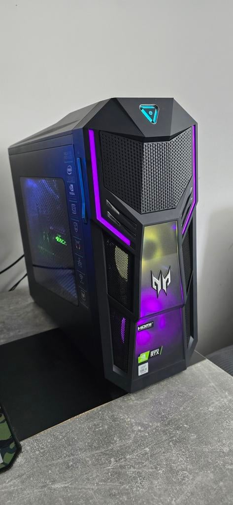 ​Acer Predator Orion 5000 | i9-10900K | RTX 2070 Super | 32G, Computers en Software, Desktop Pc's, Ophalen, 32 GB, Acer Predator