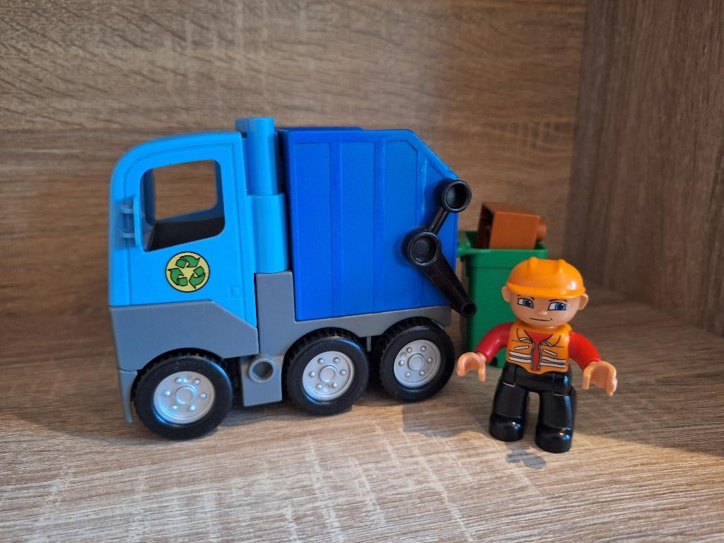 Duplo vuilniswagen, Kinderen en Baby's, Speelgoed | Duplo en Lego, Ophalen of Verzenden, Zo goed als nieuw, Duplo