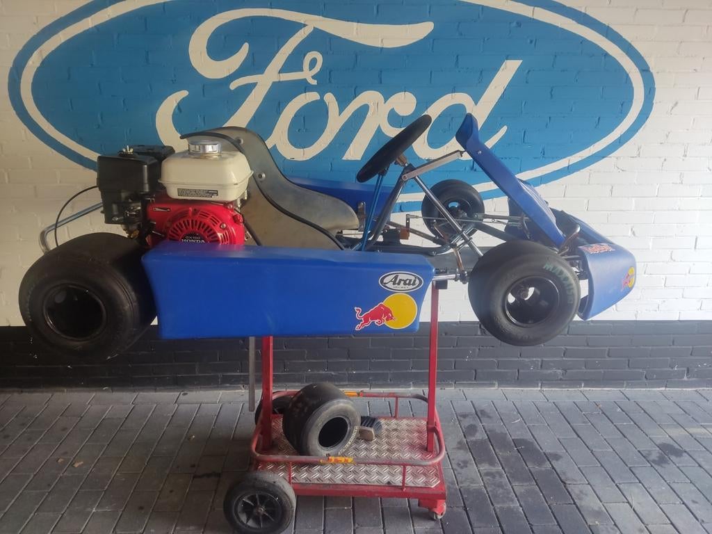 Mooie gerestaureerde kart 160cc 5.5pk Honda, Ophalen, Gebruikt, Kart