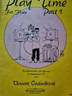 Play Time For Flute Part 1 - Dwarsfluitmethode +Cd, Gebruikt, Les of Cursus, Dwarsfluit of Piccolo, Ophalen of Verzenden