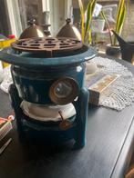 Vintage Petroleum Kooktoestel - Blauw Emaille, Ophalen