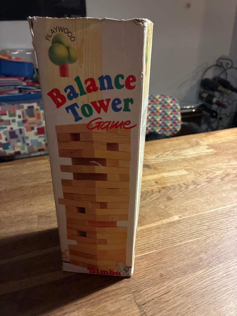 Balance Tower Game, Een of twee spelers, Ophalen of Verzenden, Gebruikt