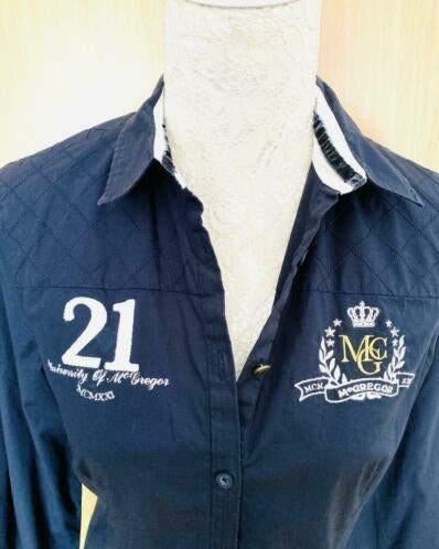 McGregor blouse maat 36, Ophalen of Verzenden, Zo goed als nieuw, Maat 36 (S), Blauw