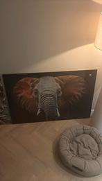 Realistisch glas schilderij, Ophalen, Zo goed als nieuw, Schilderij, 75 cm of meer