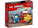 Lego Juniors 10732 - Guido and Luigi's Pit Stop, Ophalen of Verzenden, Zo goed als nieuw, Complete set, Lego