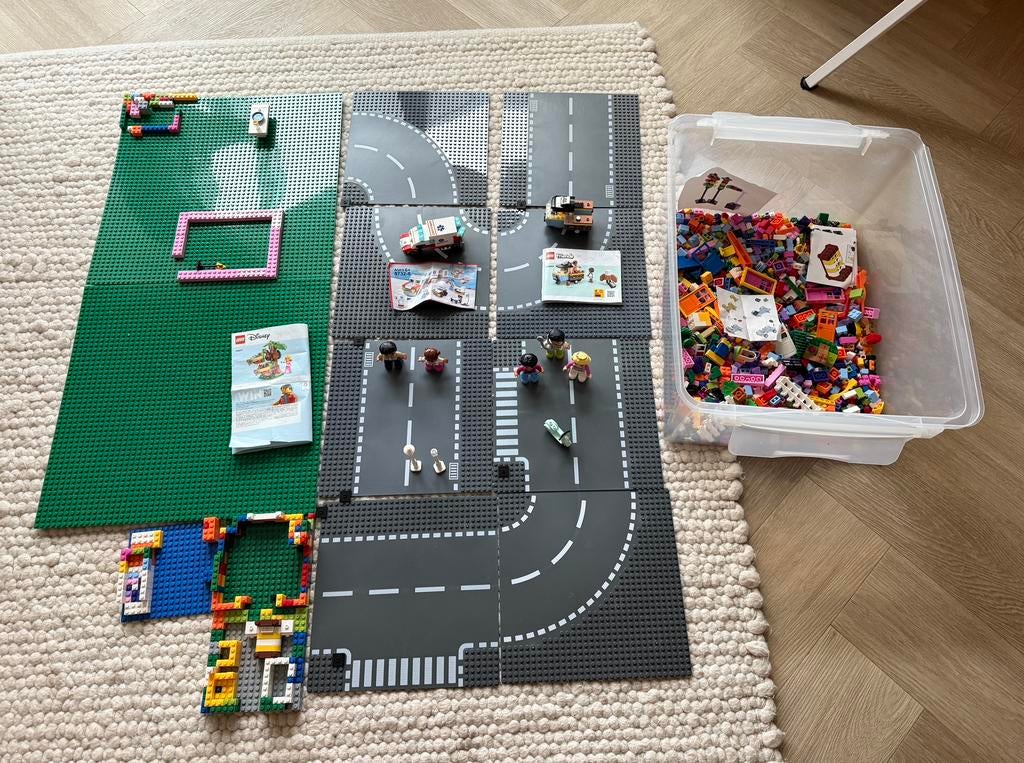 Doos vol lego en Mini Blocks excl doos!, Ophalen, Zo goed als nieuw