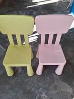 Ikea kinderstoel (en),  zitstoelen. Groen en  Rose, Kinderen en Baby's, Ophalen, Stoel(en)