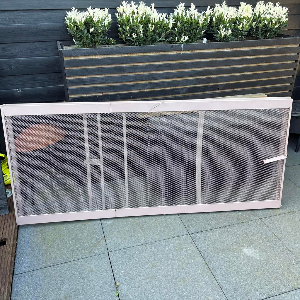 2 X auping spiraalbodem 90/220, Ophalen, Gebruikt, 90 cm, Eenpersoons