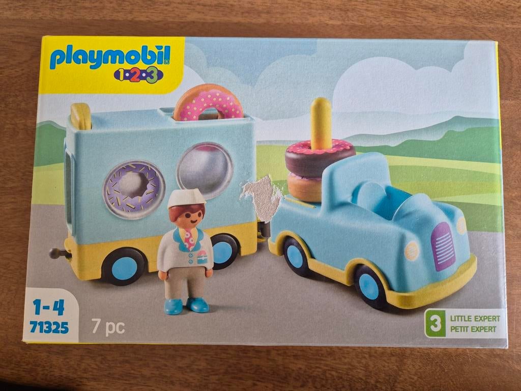 Playmobil 123 donut wagen nieuw in doos, Ophalen of Verzenden