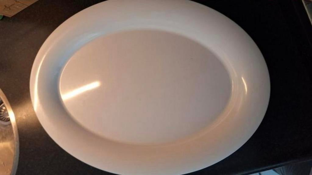 Grote carlisle serveerschaal. Ovaal, degelijke schaal, Huis en Inrichting, Keuken | Servies, Ophalen of Verzenden, Zo goed als nieuw