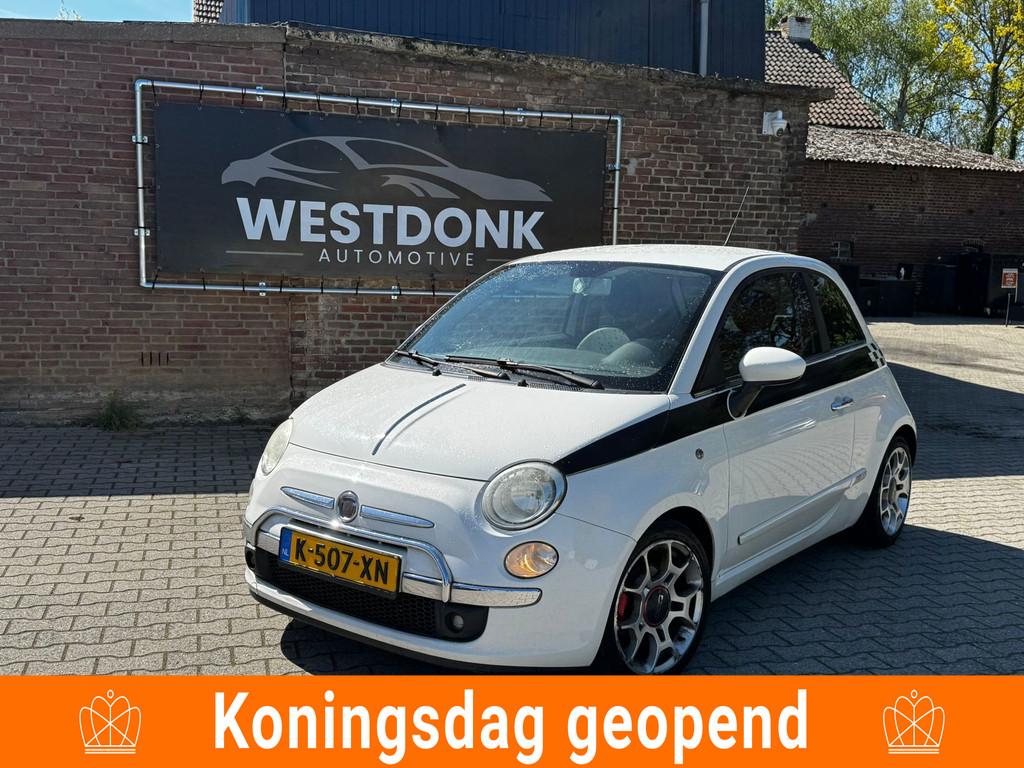 Fiat 500 1.4-16V 100HP Pop - Stoelverwarming/Nieuwe APK, Auto's, Fiat, Voorwielaandrijving, 101 pk, Gebruikt, 31 €/maand