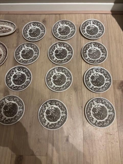 grote set , old English ironstone, servies, diverse merken, Antiek en Kunst, Antiek | Servies los, Ophalen of Verzenden