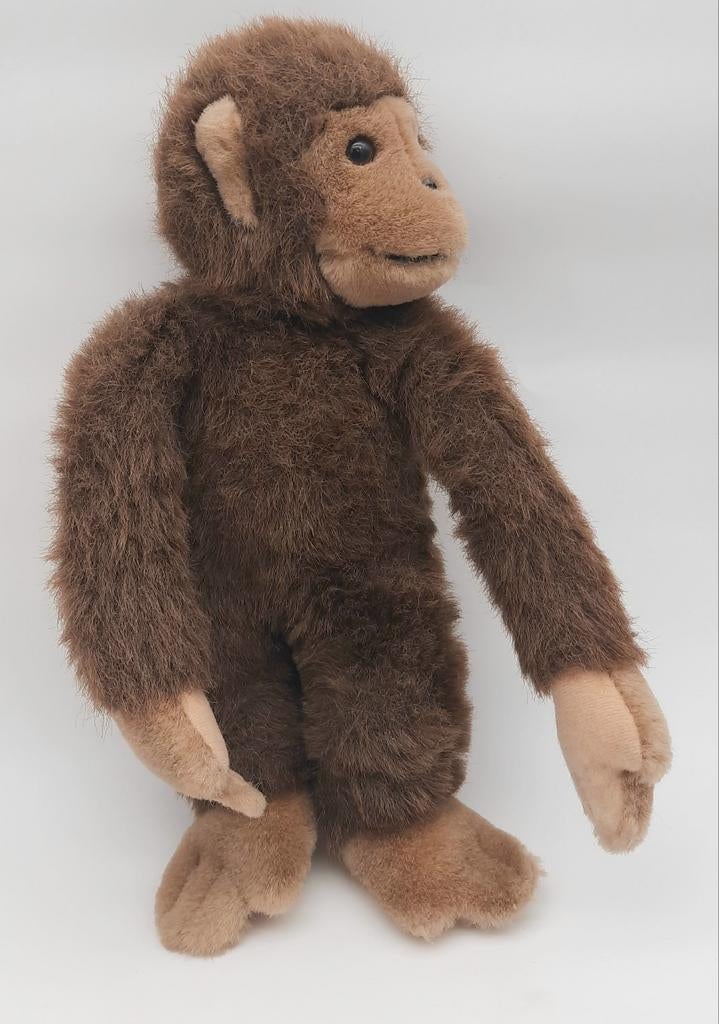 Vintage Aap knuffel Caltoy uit de jaren '80 ca. 28cm, Kinderen en Baby's, Overige karakters, Ophalen of Verzenden, Zo goed als nieuw