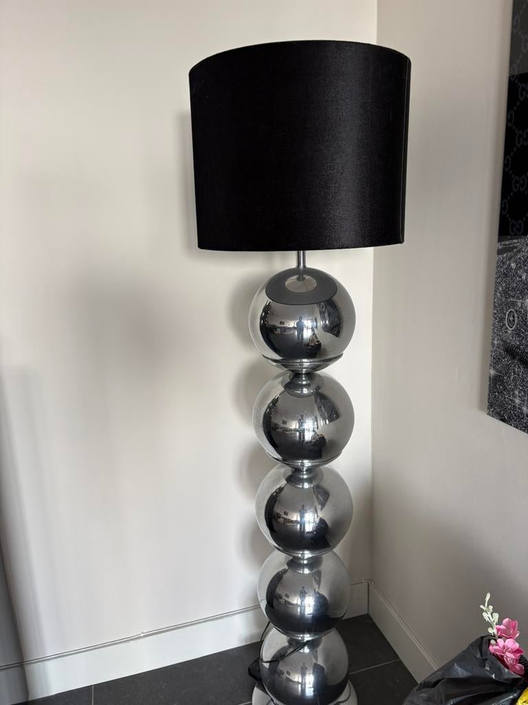 Bollenlamp zilver, Ophalen of Verzenden, Zo goed als nieuw, 150 tot 200 cm